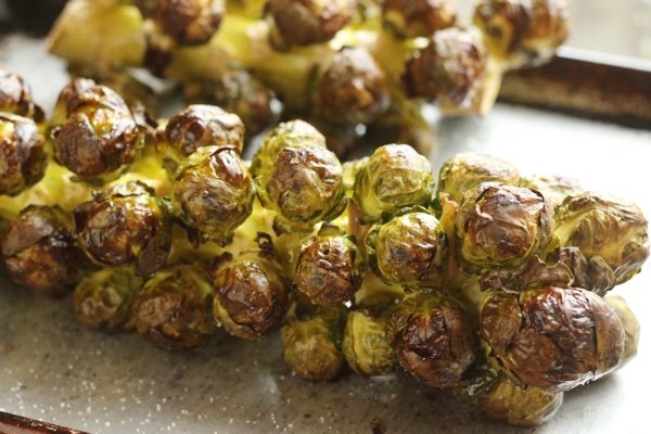 How To Roast Brussels Sprouts On The Stalk