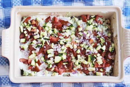 Healthy Layered Bean Dip with Quinoa
