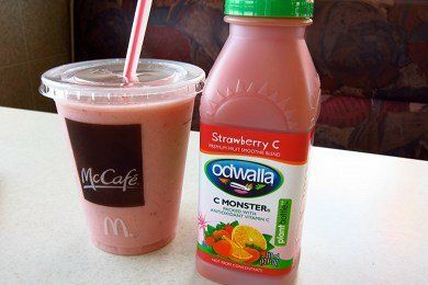 Mcdonald S Smoothie Vs Odwalla Smoothie