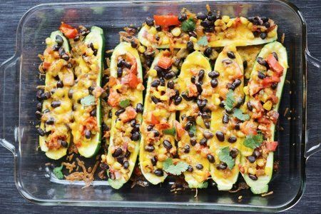 Mexican Zucchini Boats